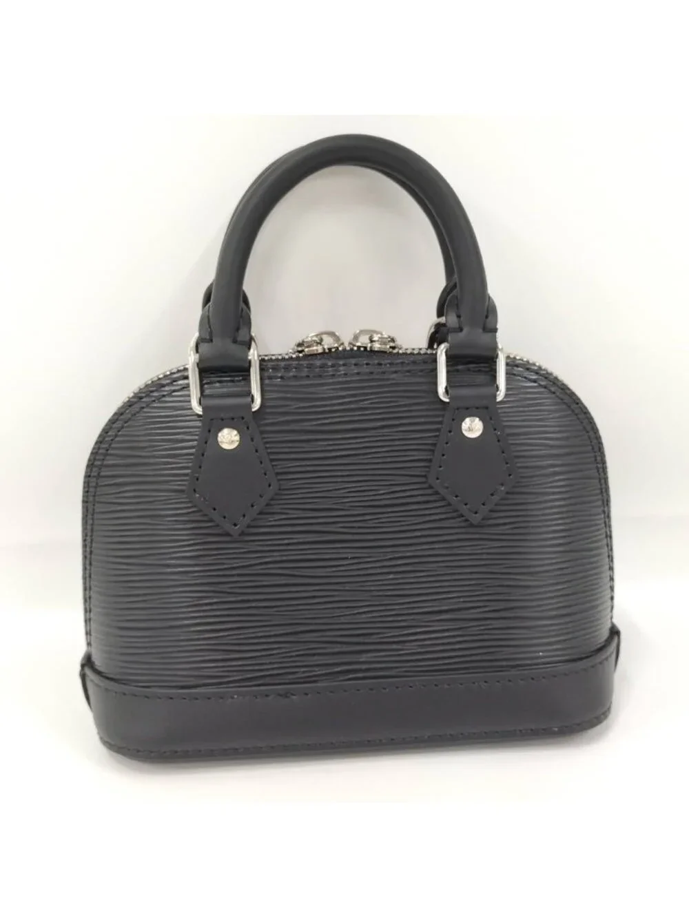 Louis Vuitton Nano Alma 2-Way Shoulder Bag Epi Leather Noir Black